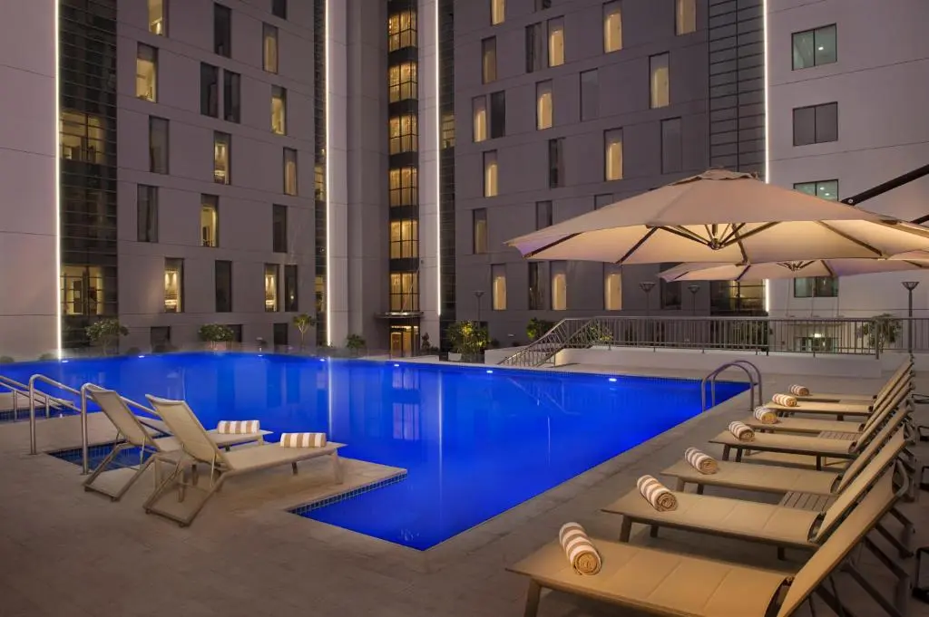 Hampton by hilton dubai airport pool